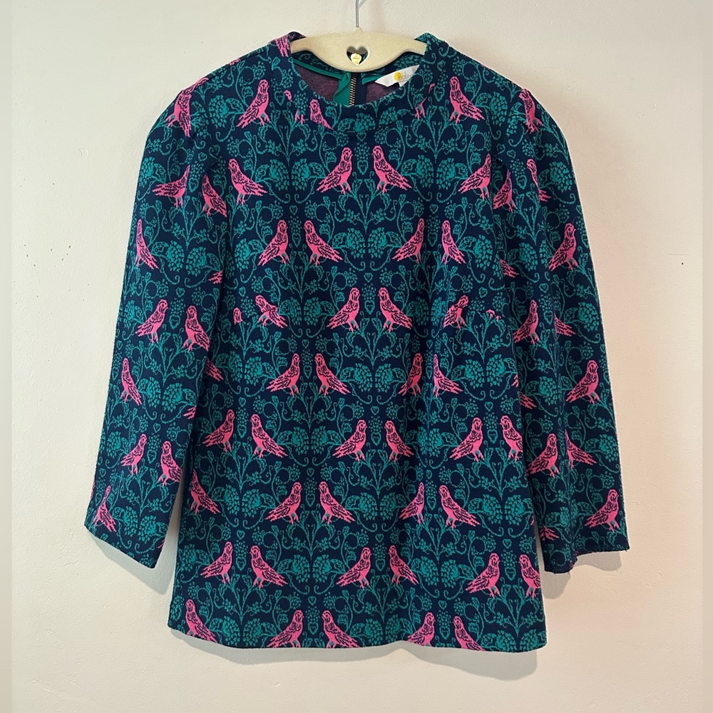 Boden Aria Jersey Jaquard Top